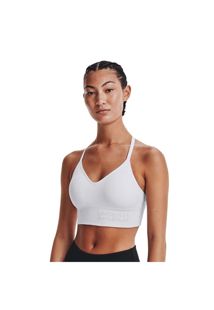 Sostén Deportivo UA Seamless Mujer Blanco-0