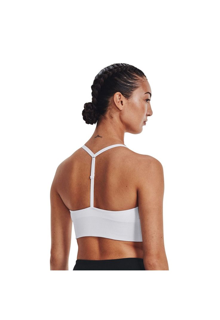 Sostén Deportivo UA Seamless Mujer Blanco-1