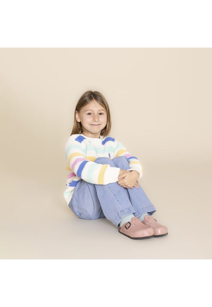 Zapato Cuero Delle (29-35) Rosado Niña-1