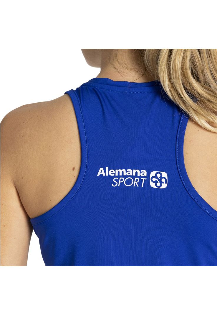 Camiseta Federación Hockey Vis mujer Azul-4