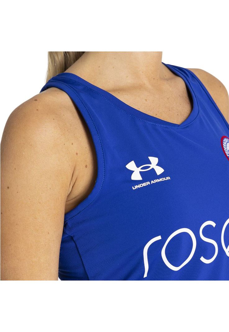 Camiseta Federación Hockey Vis mujer Azul-5