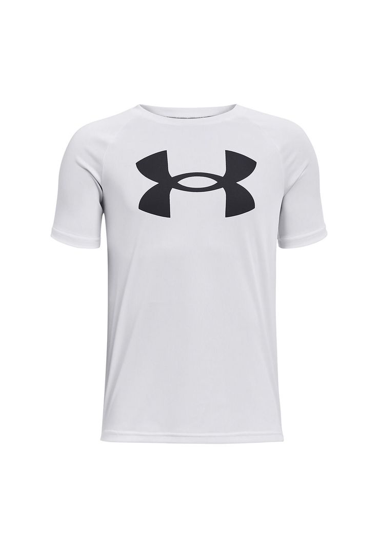 Polera Big Logo UA Tech niño Blanco-0