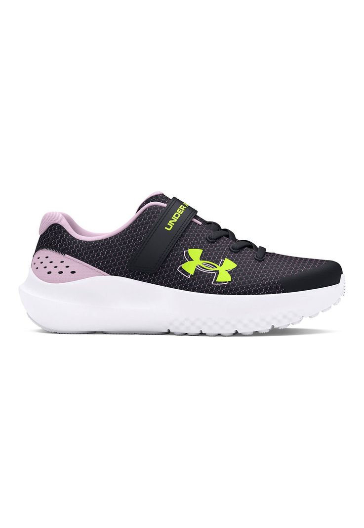 Zapatilla Ua Gps Surge 4 Ac Negro Niña-0