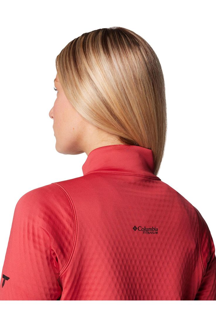 Polar Mujer Crystal Leaf Omni Heat Rojo-6