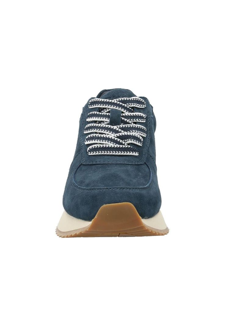 Zapatilla Cuero Mujer Viena Azul-3