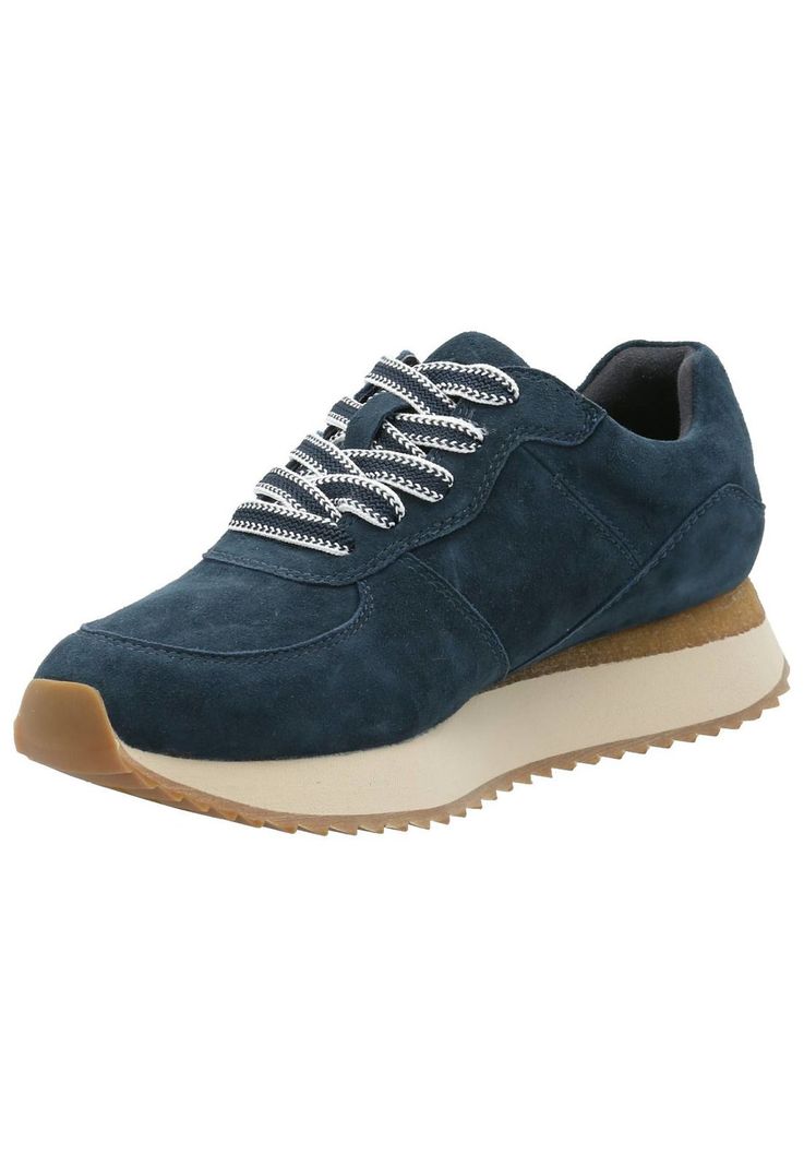 Zapatilla Cuero Mujer Viena Azul-4