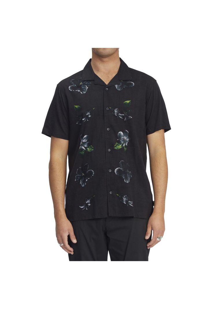 Camisa M/C Hombre Kamea Lazarus Negro-0