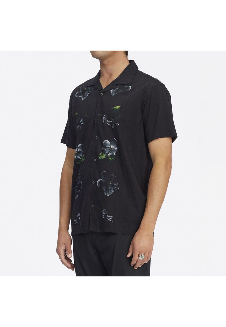 Camisa M/C Hombre Kamea Lazarus Negro-1