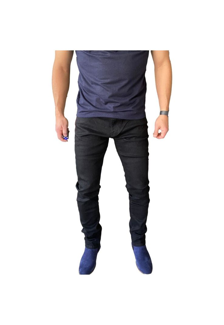 Jeans Slim Fit Negro-0
