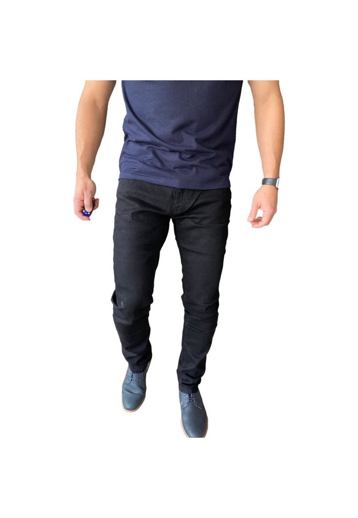 Jeans Slim Fit Negro-1