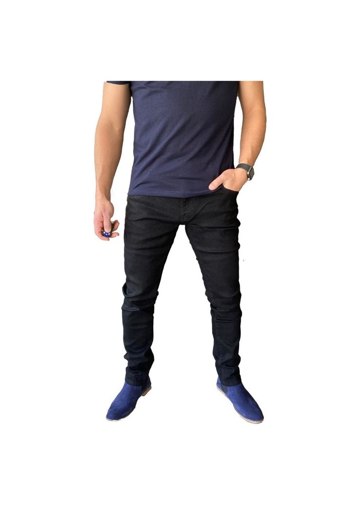Jeans Slim Fit Negro-3