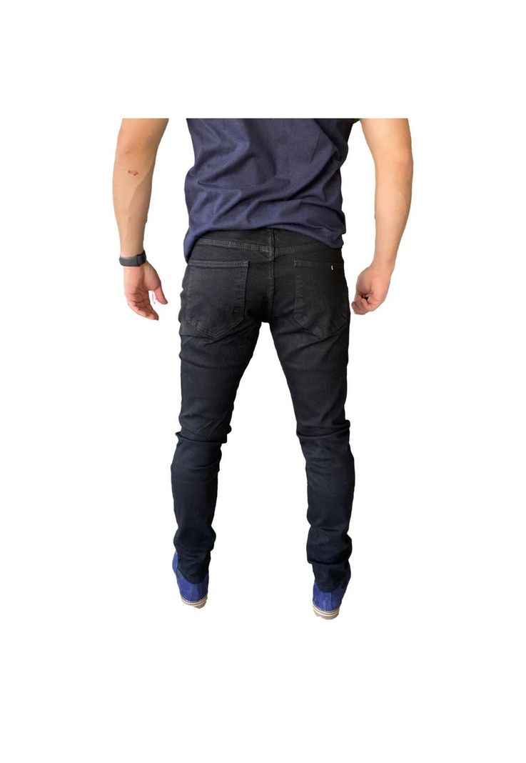 Jeans Slim Fit Negro-4