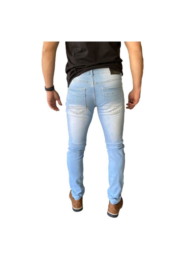 Jeans Celeste Slim Fit Mosaico 15063-2