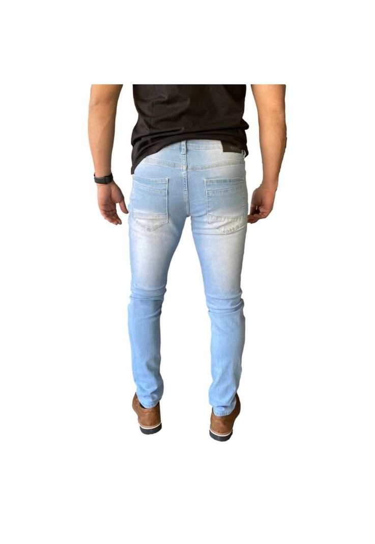 Jeans Celeste Slim Fit Mosaico 15063-4