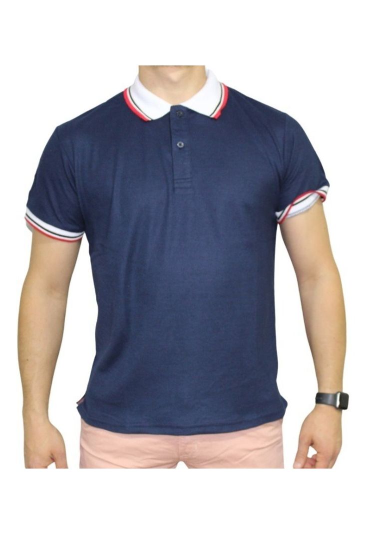 Polera Cuello Pique Ajustada-0