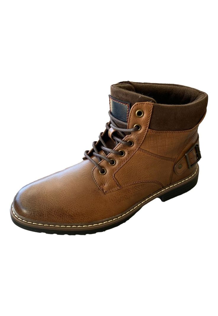 Botín Casual Hombre Forrado Café 8529-0