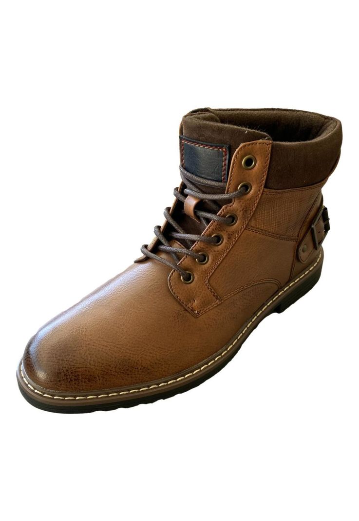 Botín Casual Hombre Forrado Café 8529-1