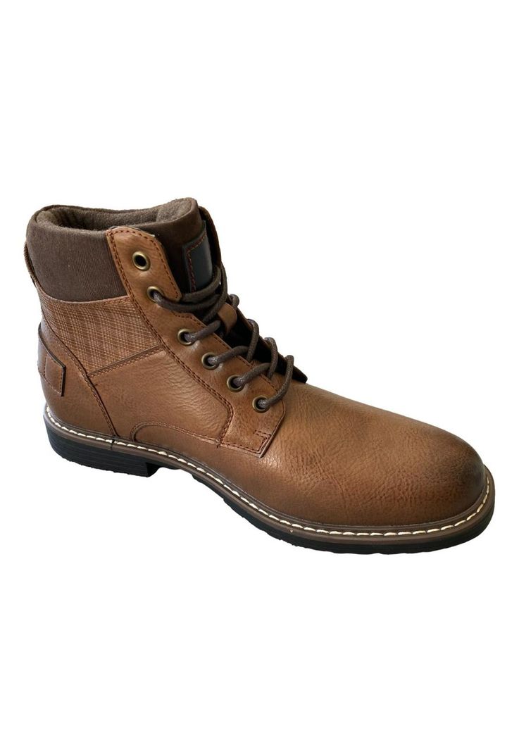 Botín Casual Hombre Forrado Café 8529-3