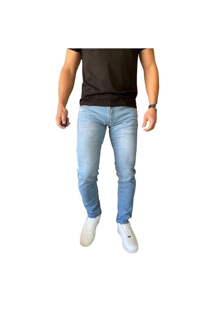 Jeans Super Slim Fit Celeste-0