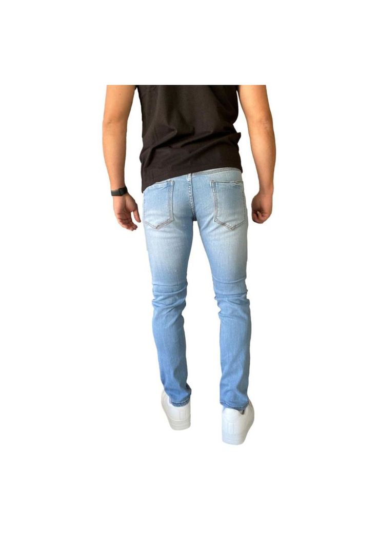 Jeans Super Slim Fit Celeste-2