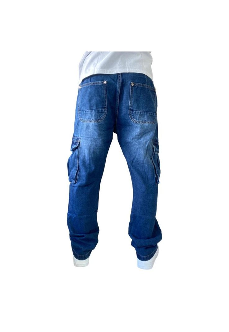 Jeans Diábolo Cargo Relaxed Fit Hombre-5