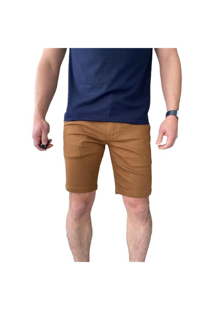 Bermuda Short Tela Elasticada Slim Fit-1