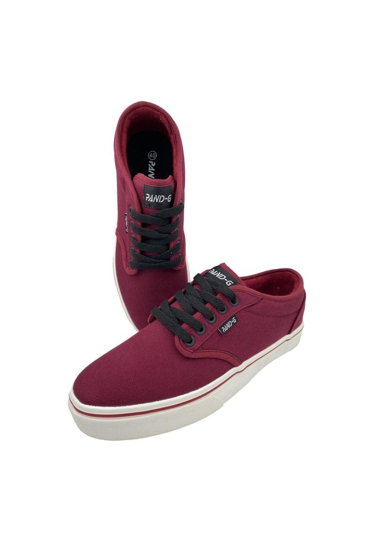 Zapatilla Lona Burdeo PandG-1