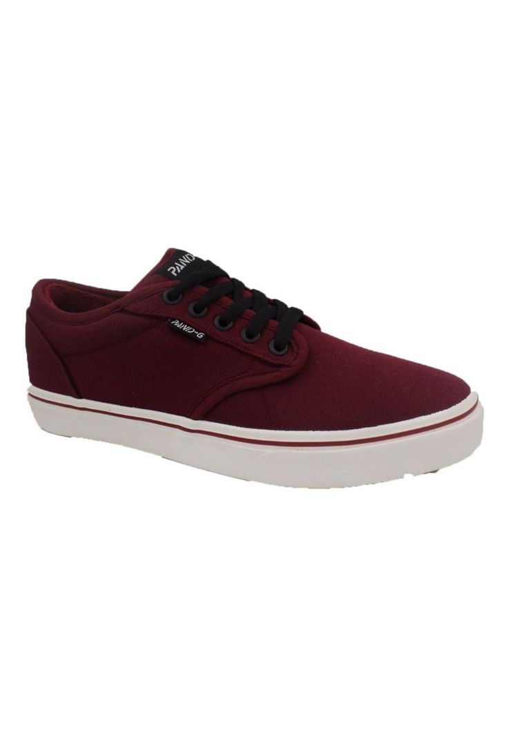 Zapatilla Lona Burdeo PandG-2