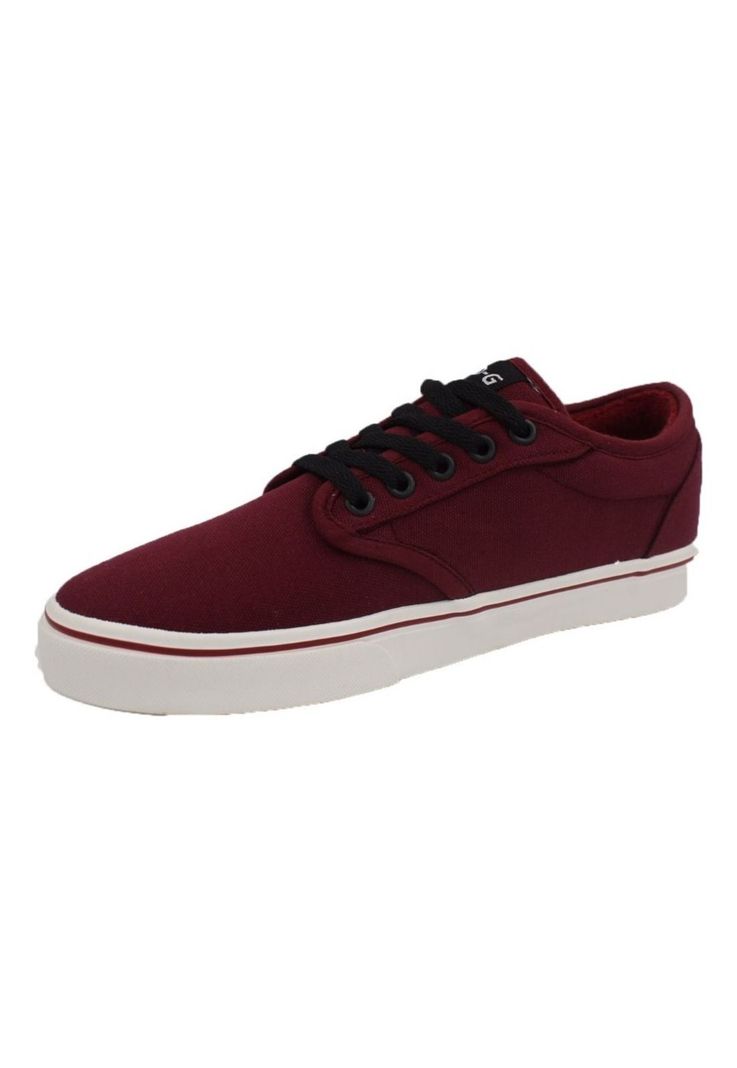 Zapatilla Lona Burdeo PandG-3