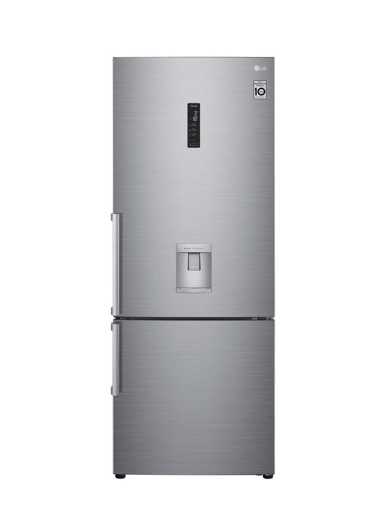 Refrigerador Bottom Freezer LG 461 Litros con ThinQTM GB45SGP Gris