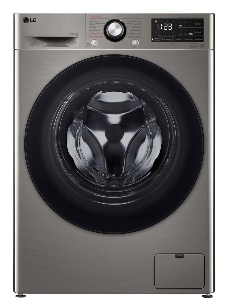 LG Lavadora Secadora Carga Frontal LG 12/7Kg WD12VVC5S6C con AIDD™