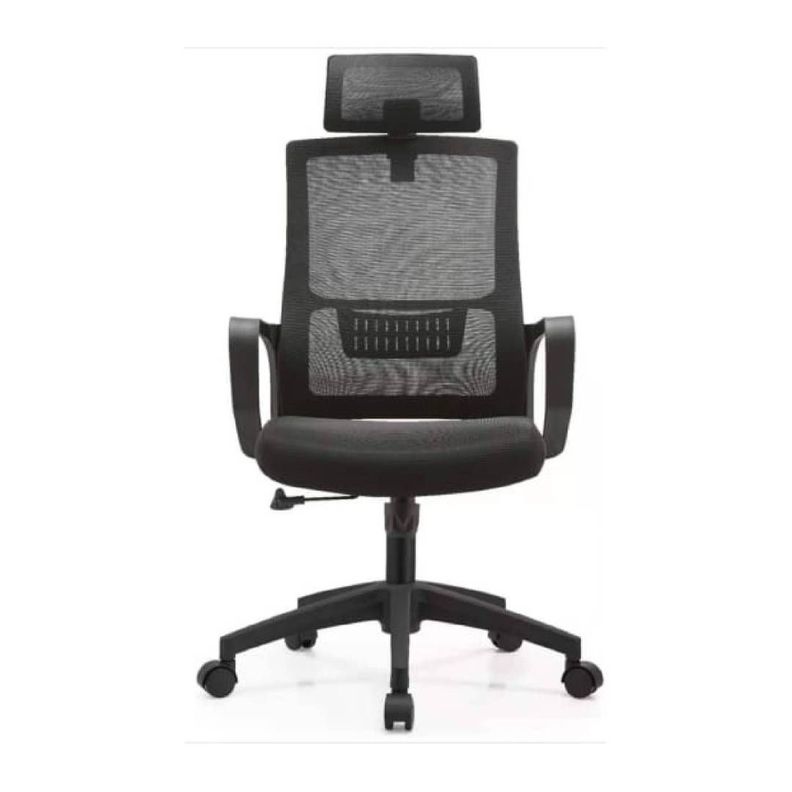 SILLA DE ESCRITORIO ERGONÓMICA COLOR NEGRO-0