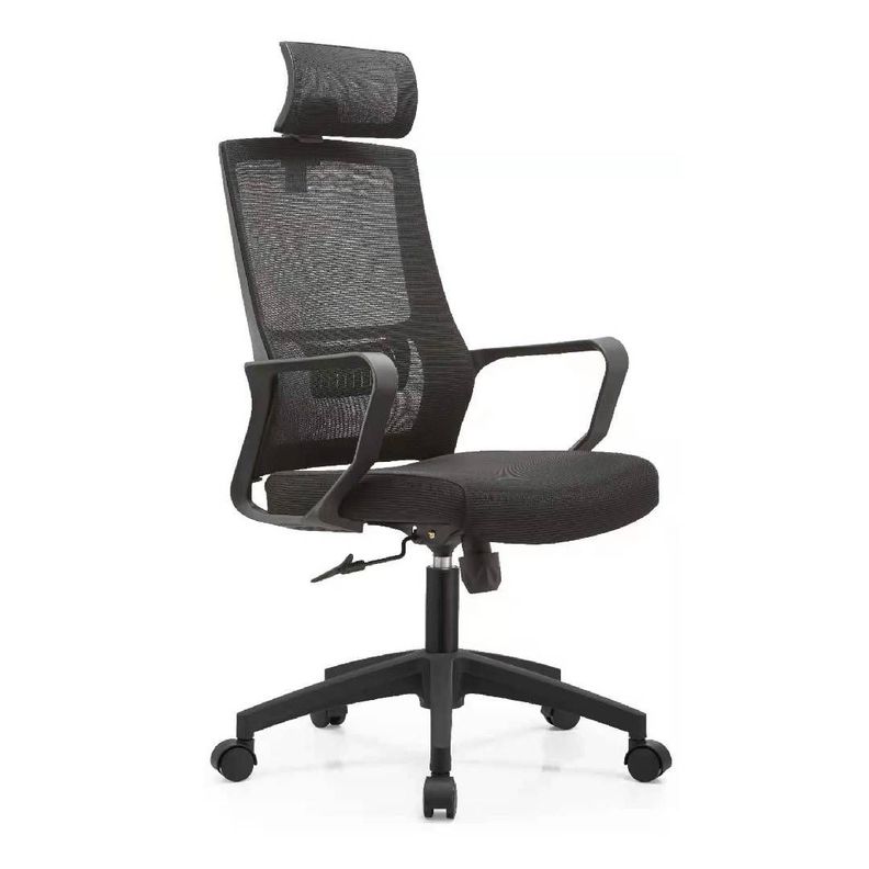 SILLA DE ESCRITORIO ERGONÓMICA COLOR NEGRO-1