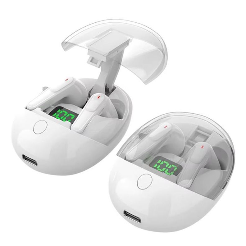 Audífonos Inalámbricos Gamer Pro One Tws Bt V5.3 Blanco-1