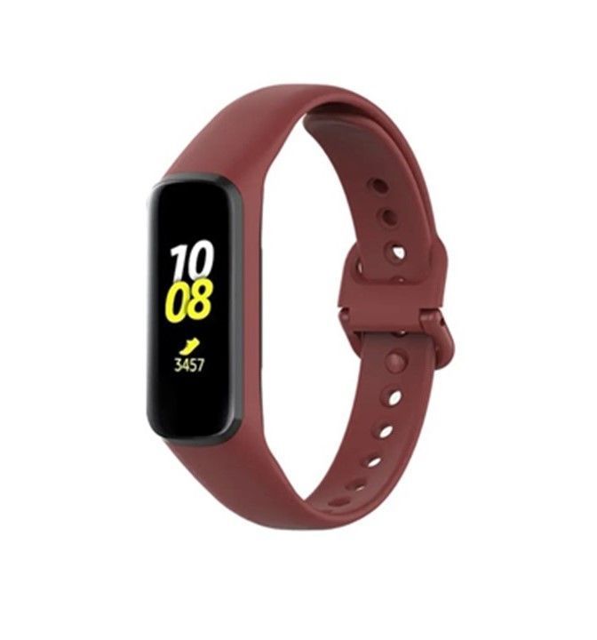 Correa Compatible Con Samsung Galaxy Fit 2 R220 / 20mm Vinotinto-0