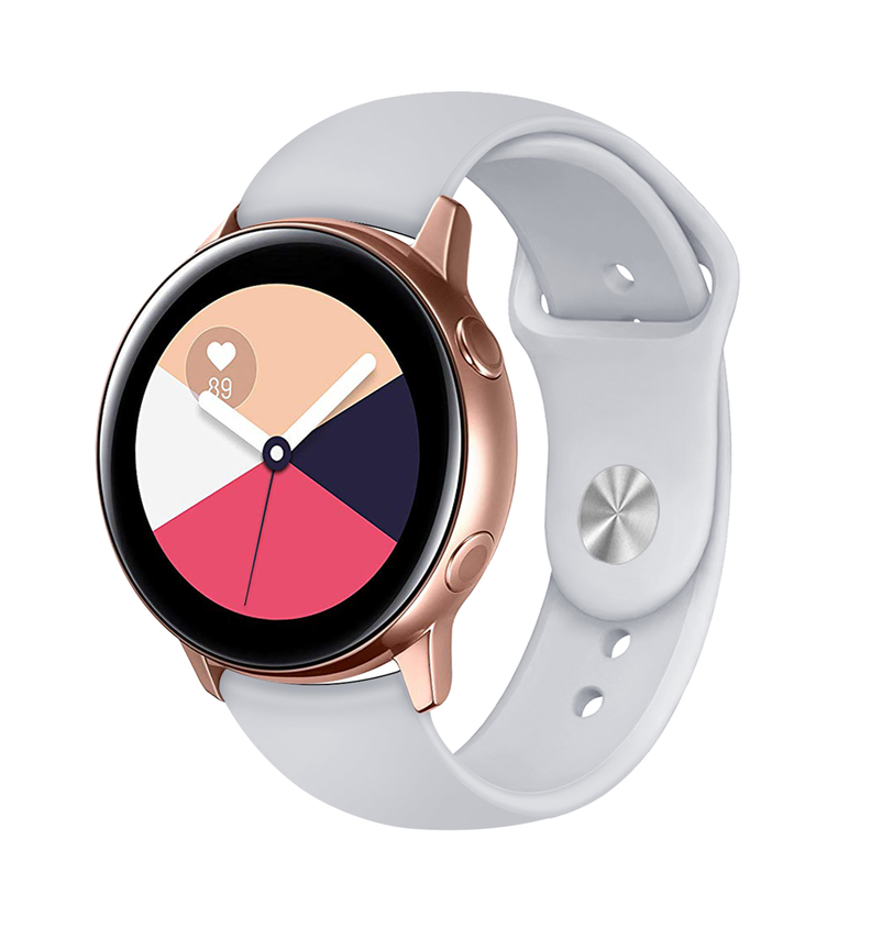 Correa Compatible Samsung Galaxy Watch 5 / 5 Pro Gris Claro 20mm-0
