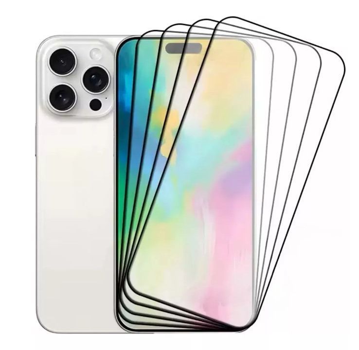 Pack 3 Micas Vidrio Templado Para iPhone 16 Plus-0