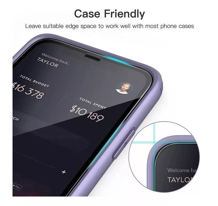 Pack 3 Micas Vidrio Templado Para iPhone 16 Plus-3