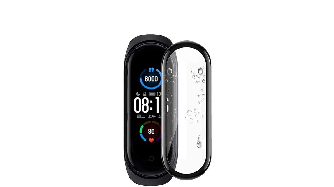 Pack2 Lámina Mica Vidrio Templado Compatible Xiaomi Band 5/6-2