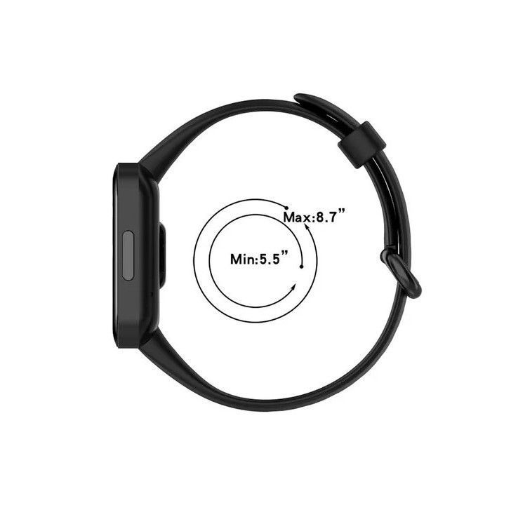 Correa Compatible Con Xiaomi Mi Watch Lite 2 Redmi 21,8mm Lila-1