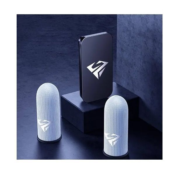Pack X4 Dedales Gamer Fundas Fibra Plata Edición Ultra Blanco Negro-1
