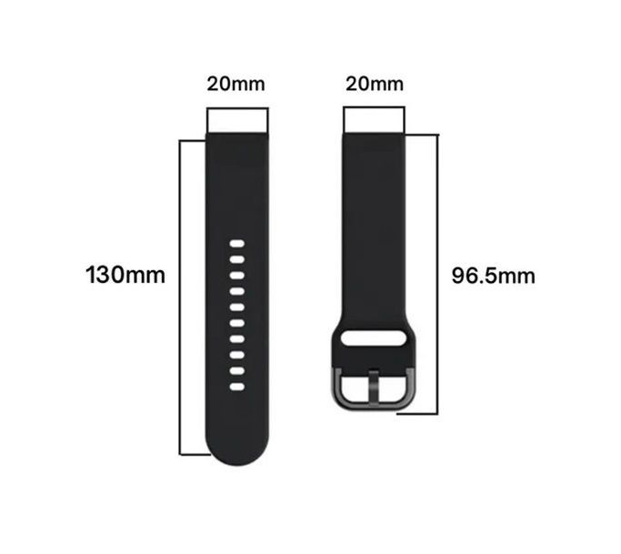 Correa Compatible Samsung Galaxy Watch 5 / 5 Pro Azul Claro 20mm-1