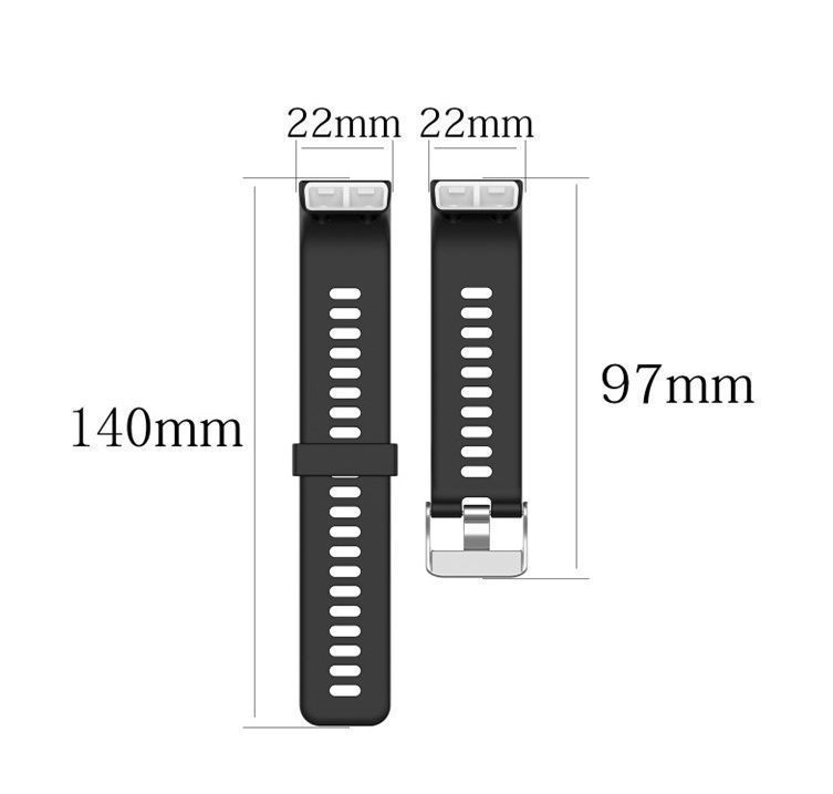 Correa Compatible Reloj Garmin Forerunner 30-35 22mm Gris-1