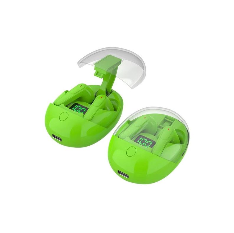 Audífonos Inalámbricos Tws Gamer Pro One Verde-0
