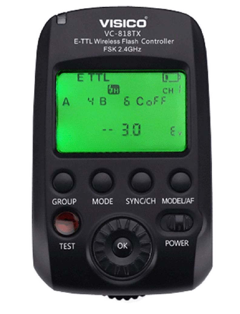 Trigger HSS TTL Visico VC-818 TX Sony Negro