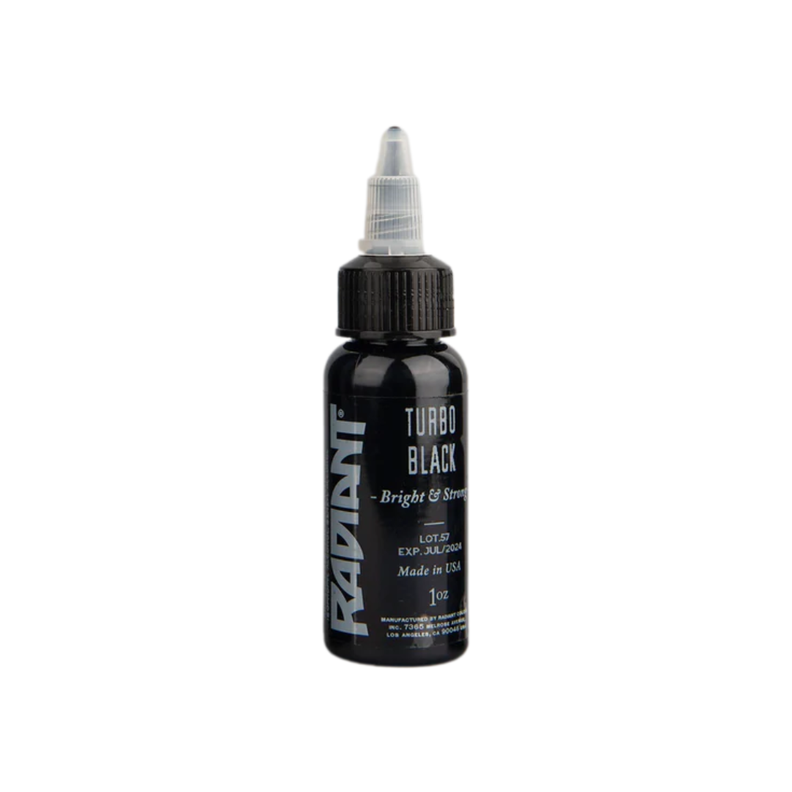 Radiant Turbo Black de 1 oz