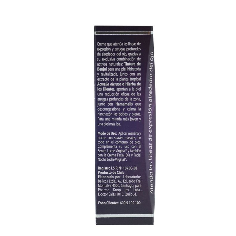 Crema Contorno De Ojos 30 G Leche Virginal-3