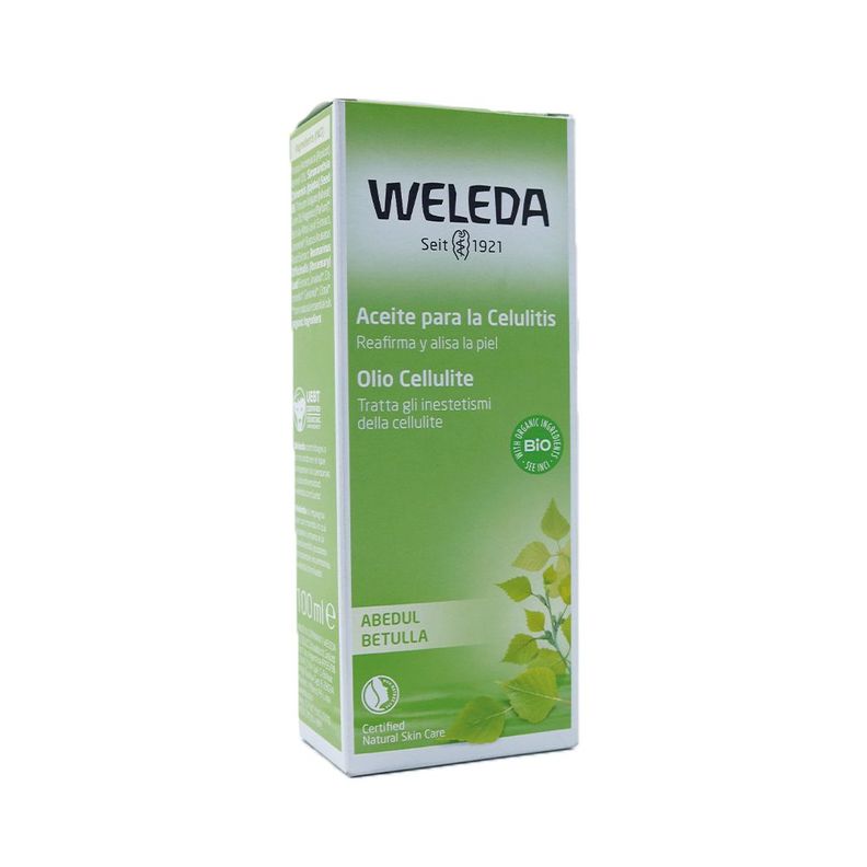 Aceite De Abedul Para La Celulitis 100 Ml Weleda