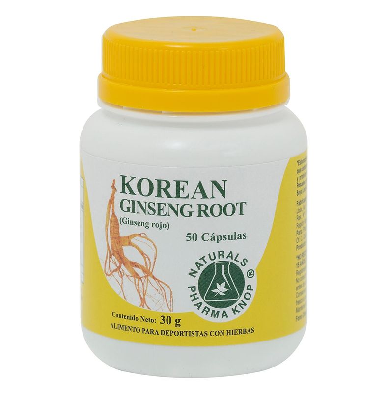 Ginseng Rojo Koreano 500 mg x 50-0