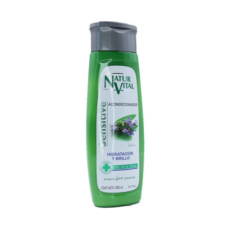 Acondicionador Sensitive Salvia 300 Ml Orgánico Natur Vital-0